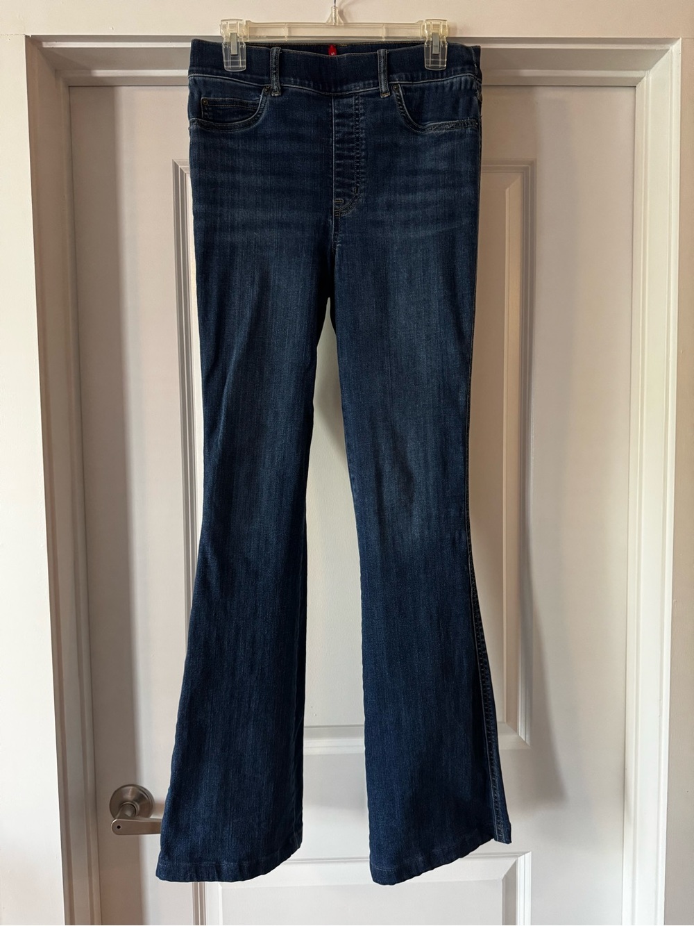 SPANX Dark Blue Flare Jeans Size M
